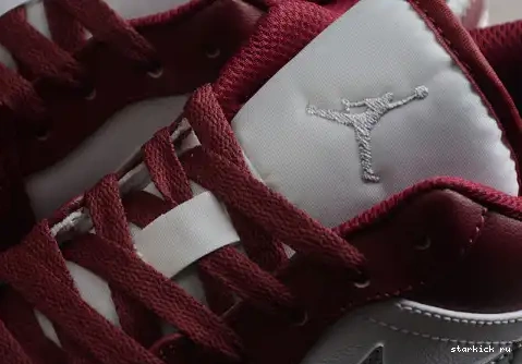 Jordan 1 Low 553558-615 Bordeaux 553558-615 White 0703